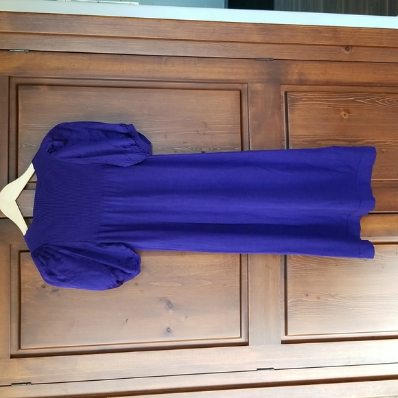BCBGMaxAzaria Silk and Cashmere Dress - Picture 2 of 9